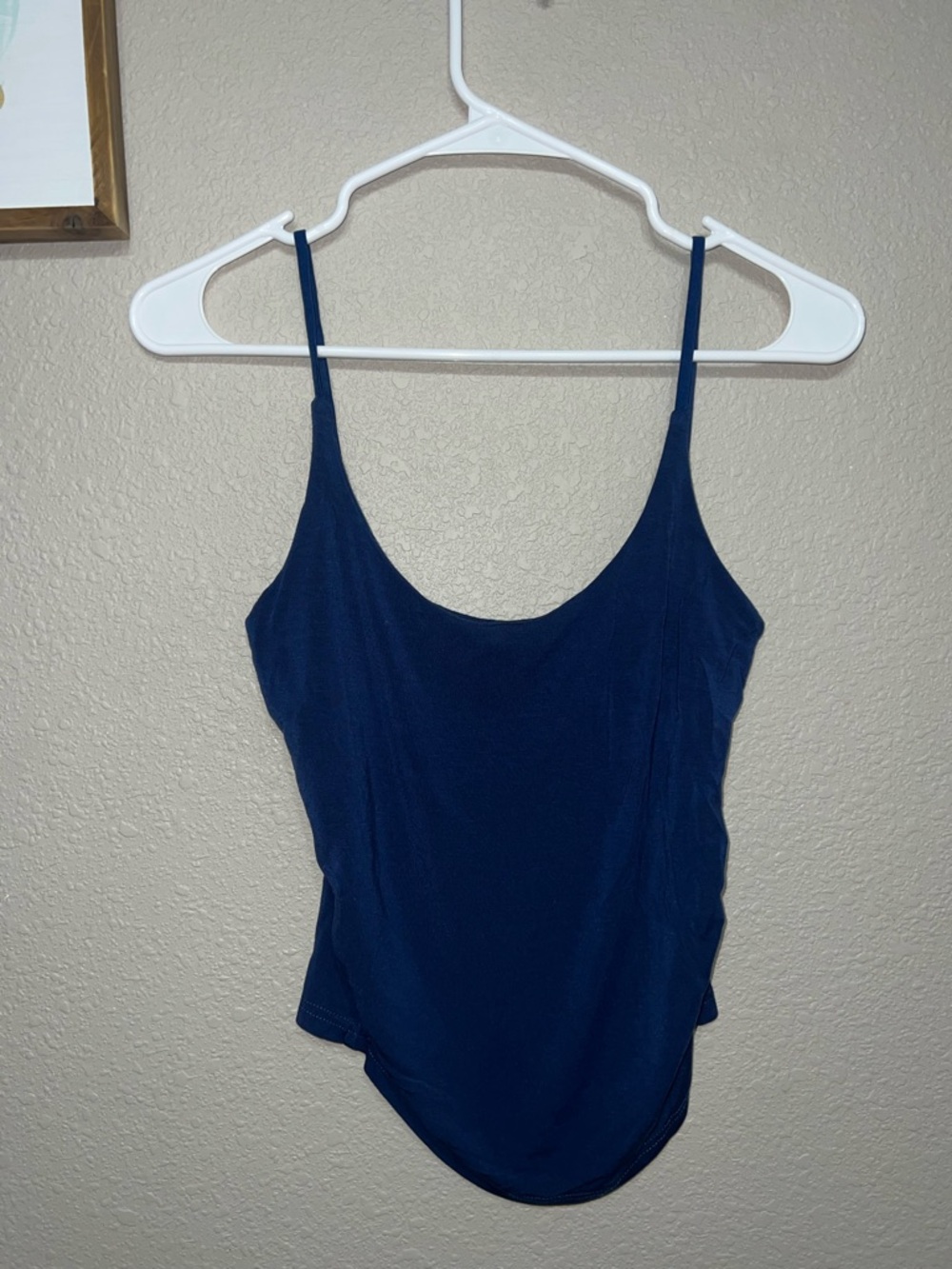 SHEIN Navy Blue Scoop Neck Spaghetti Strap Camisole